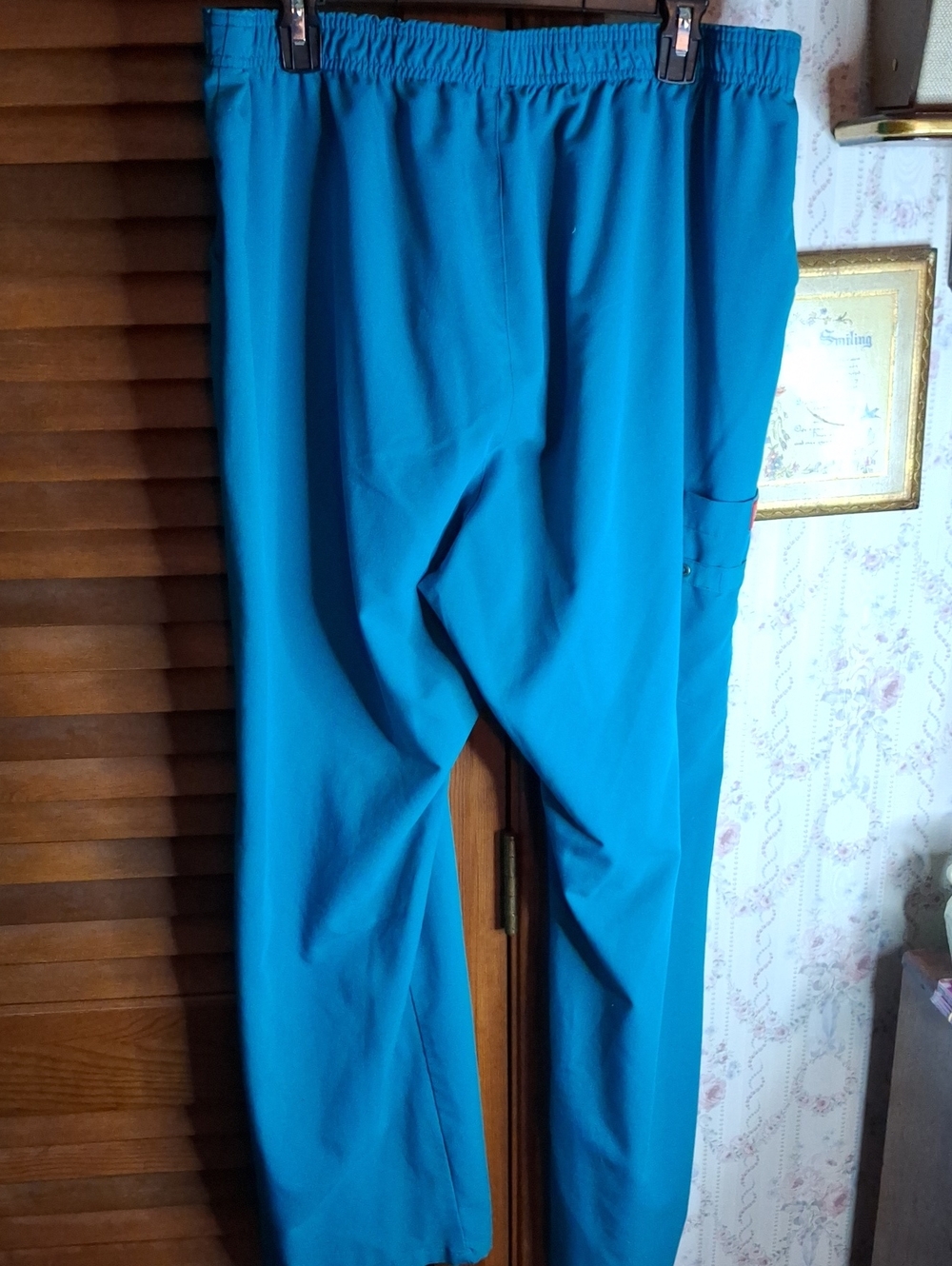 Dickies Teal Elastic-Waist Work Scrub Pants 2xl Preloved - Picture 5 of 8
